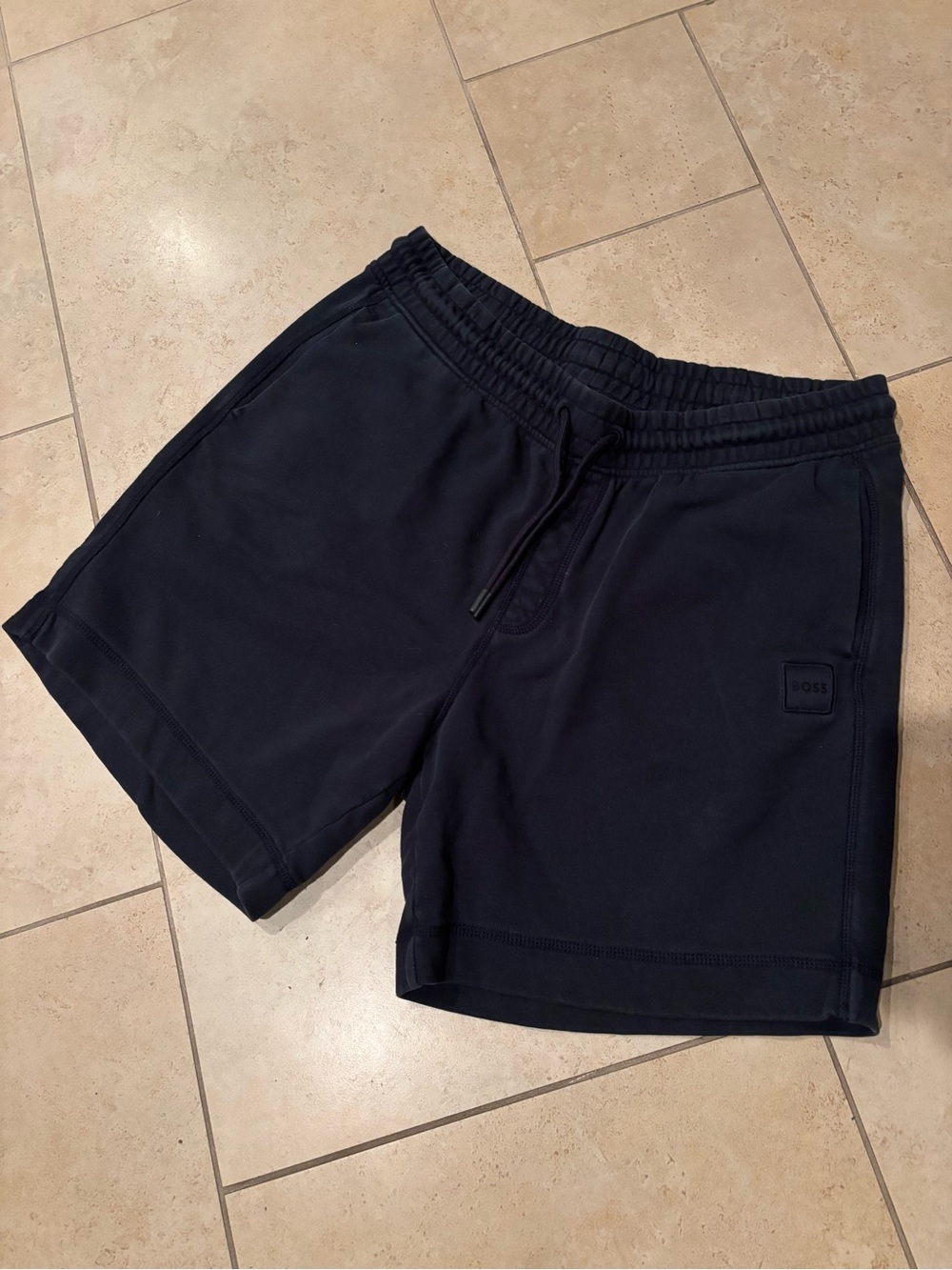 BOSS Men's Black Elastic Waist Soft Athletic Shorts XXL